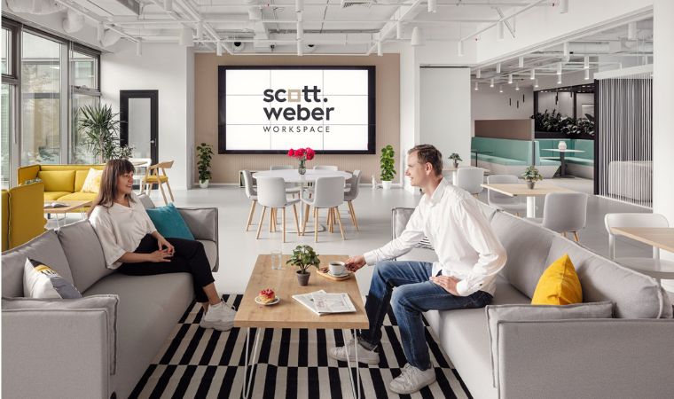 In the Hub & Co-working office category, the Scott.Weber Workspace, designed by architects from the Prochazka & Partners studio, won