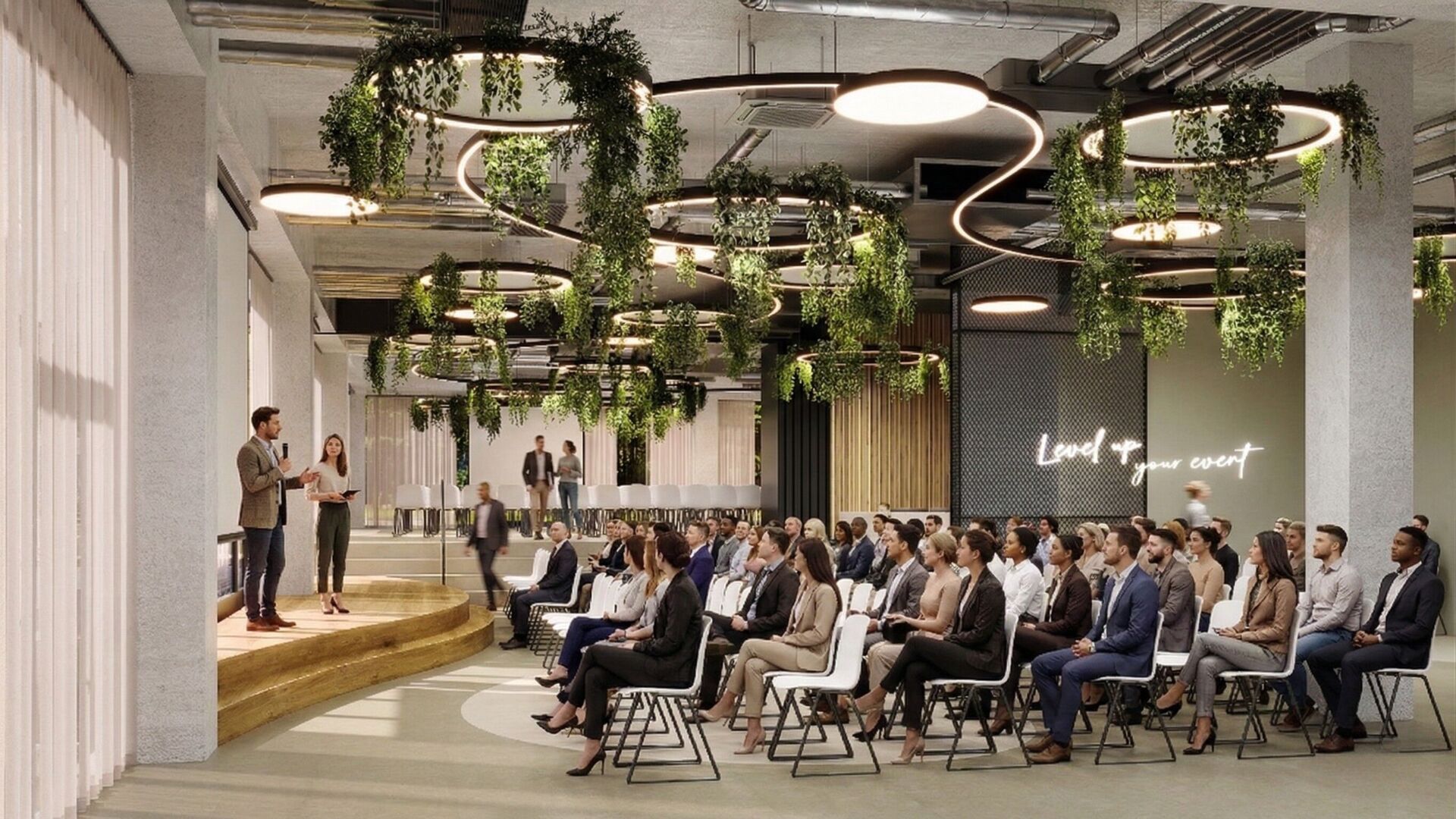 Eventový prostor Perner.Hall v Perner.Experience Karlín